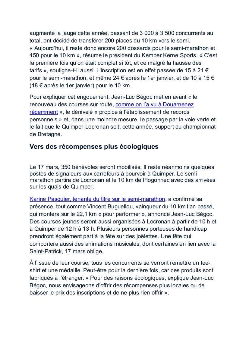 Le Télégramme – vendredi 19 janvier 2024