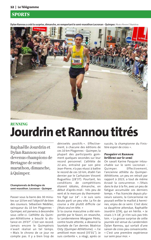 Le Télégramme – lundi 18 mars 2024